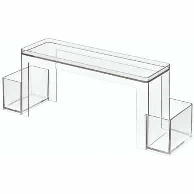 Haute Qualité Organisateur d‘Armoire à Pharmacie iDesign The Home Edit Transparent (8,3 x 31,8 cm)