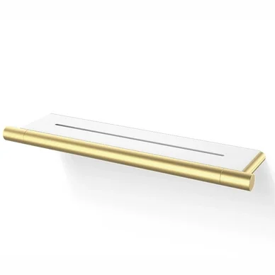 Support de Douche Decor Walther Bar DA White Mat Gold (24 Carats) Expédié Aujourd'hui