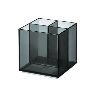 Bon Plan Boîte de Stockage iDesign Sarah Tanno Grey (10 x 10 x 10 cm)