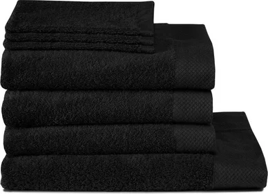 Ensemble de Linge de Bain Seahorse Pure Black (Lot de 7) Meilleur Prix