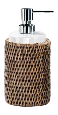 Distributeur de Savon Decor Walther Basket SSP Rattan Foncé Prix Bas