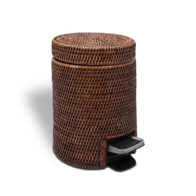 Marque Poubelle à Pédale Decor Walther Basket TE Rotin Foncé
