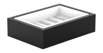 Marque Porte-Savon Decor Walther Brownie STS Noir Porcelaine Blanc