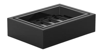Porte-Savon Decor Walther Brownie STS Noir Porcelaine Noir Authentique