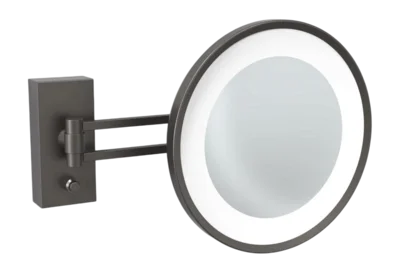 Miroir à Maquillage Decor Walther BS 36 LED Mat Foncé Métal (5 x grossissement) Super Prix