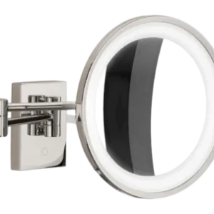 Miroir à Maquillage Decor Walther BS 40 LED Nickel Poli (grossissement 7x) Commander Vite