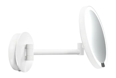 Prix Bas Miroir à Maquillage Decor Walther Just Look Plus WD LED Mural Mat Blanc (grossissement x 7)