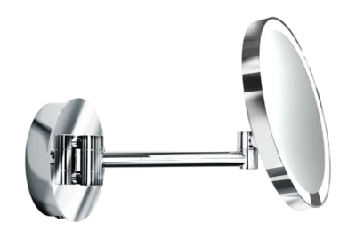 Expédition Rapide Miroir à Maquillage Decor Walther Just Look Plus WR LED Modèle mural Chrome (5 x Grossissement)