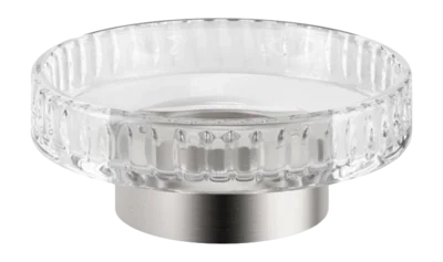 Porte-Savon Decor Walther Century STS Cristal Acier Inox Mat Taillé Expédié Aujourd'hui