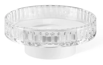 Soldes Porte-Savon Decor Walther Century STS Cristal Mat Blanc Taillé
