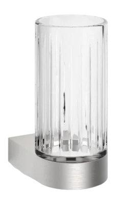 Porte-Brosse à Dents Decor Walther Century WMG Mural Cristal Acier Inox Mat Taillé Acheter Direct