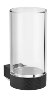 Porte-Brosse à Dents Decor Walther Club WMG Modèle Mural Cristal Matte Black Transparant Achat Immédiat