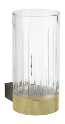 Porte-Brosse à Dents Decor Walther Club WMG Wandmodel Cristal Matte DarkMetal Matte Gold Carved Jusqu'à Épuisement Des Stocks