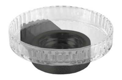 Prix Réduit Porte-Savon Decor Walther Club WSS Modèle Mural Cristal Matte Black Sliced