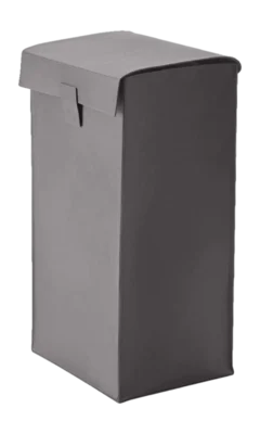 Bon Plan Panier à Linge Decor Walther Nappa WB avec Couvercle et Intérieur Gris