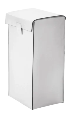 Panier à Linge Decor Walther Nappa WB Avec Couvercle et Intérieur Blanc Satisfait Ou Remboursé