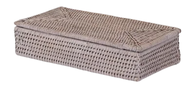 Offre Limitée Panier de Rangement Decor Walther Basket BMD Rotin Clair