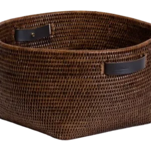 Panier de Rangement Decor Walther Basket KORB Rotin Foncé Must-Have