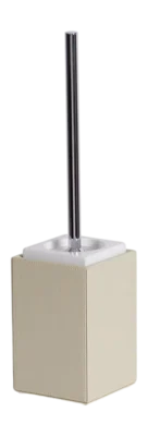 Brosse WC Decor Walther Brownie SBG Sand Avec Porcelaine White Et Brosse Chrome Remise