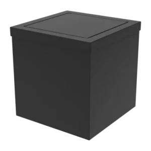Petit Prix Corbeille à Papier Decor Walther DW 114 avec Couvercle matte Black