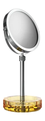 Miroir à Maquillage Decor Walther Kristall KSA-Bol Ambre Chrome (Grossissement 4x + 1x) Soldes