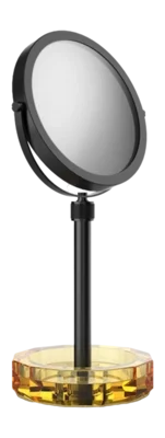 Acheter En Ligne Miroir à Maquillage Decor Walther Kristall KSA Bol Amber Mat Black (Grossissement 4x + 1x)