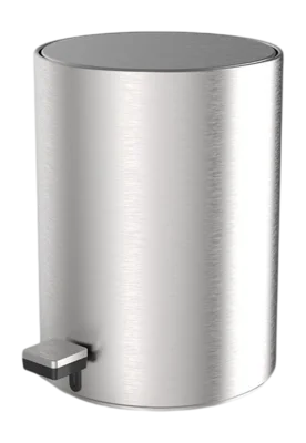Seulement Aujourd'hui Poubelle à Pédale Decor Walther TE 50 Mat Acier Inox
