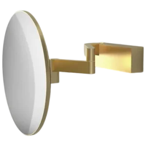 Miroir à Maquillage Decor Walther VISION R Non Eclairé 5X Model Mural Or Mat PVD (Grossissement 5x) Expédition Rapide