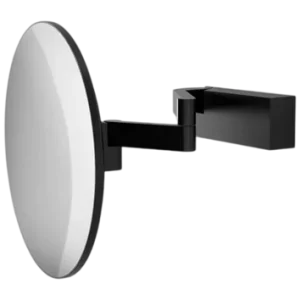 Miroir à Maquillage Decor Walther VISION R Non-Eclairé 5X Modèle Mural Noir Mat (5x Grossissement) Paiement Sécurisé