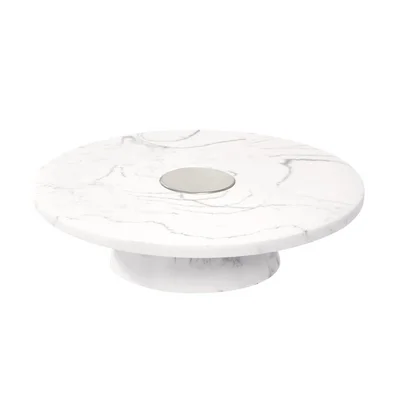 Plateau iDesign Dakota White (17,8 x 4,1 cm) Soldes
