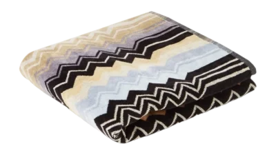 Serviette de Toilette Missoni Giacomo Black Multicolor (70 x 115 cm) Prix Bas