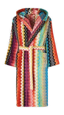 Peignoir Missoni Unisexe Giacomo Hooded Multicolor Satisfait Ou Remboursé