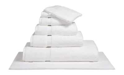 Bon Marché Serviette de Bain Vandyck Ranger Towels New White (90 x 180 cm)