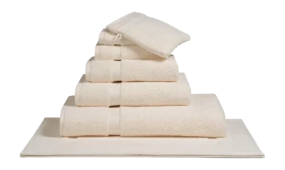 Vente Flash Serviette de Bain Vandyck Ranger Towels New Cream Tan (90 x 180 cm)
