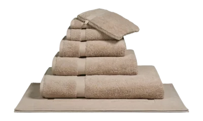 Commander Vite Serviette de Bain Vandyck Ranger Towels New Almond (90 x 180 cm)