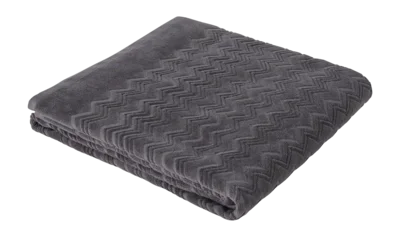 Serviette de Bain Missoni Chalk Anthracite Grey (100 x 150 cm) Prix Promo