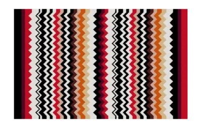 Dernier Modèle Tapis de Bain Missoni Best With Non-Slip Red Multicolor