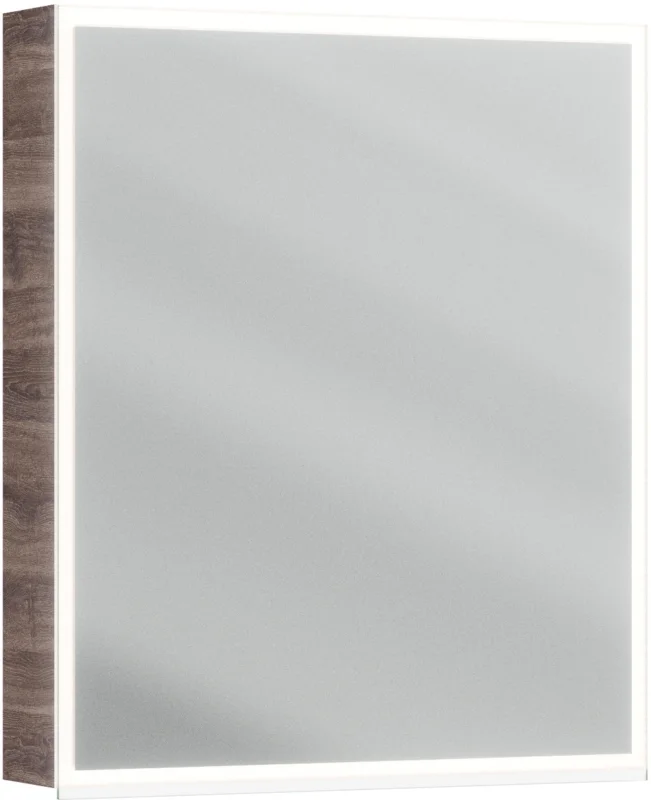 Must-Have Armoire de toilette Alterna luuna LED plus avec éclairage inférieur/supérieur Chêne Sherman anthracite Couleur de lumière réglable en continu 2700-6500 K