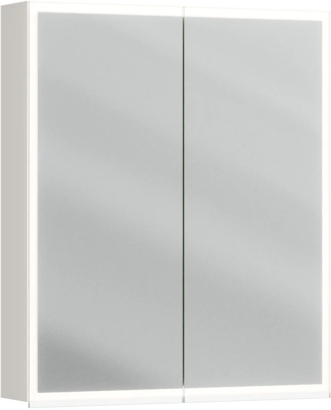 Armoire de toilette Alterna luuna LED plus avec éclairage inférieur/supérieur Greige Couleur de lumière réglable en continu 2700-6500 K Produit De Marque