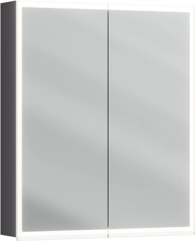 Prix Choc Armoire de toilette Alterna luuna LED plus avec éclairage inférieur/supérieur Anthracite Couleur de lumière réglable en continu 2700-6500 K