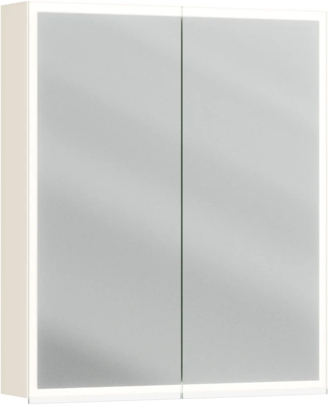Armoire de toilette Alterna luuna LED plus avec éclairage inférieur/supérieur Angora grey Couleur de lumière réglable en continu 2700-6500 K Meilleur Choix