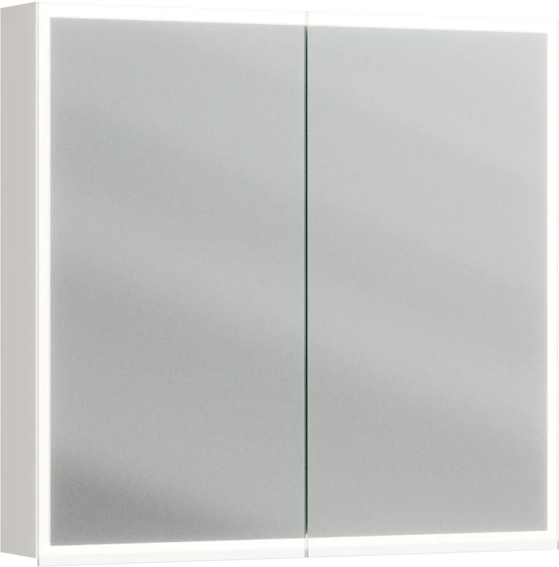 Armoire de toilette Alterna luuna LED plus avec éclairage inférieur/supérieur Pearl grey Couleur de lumière réglable en continu 2700-6500 K Prix Cassé