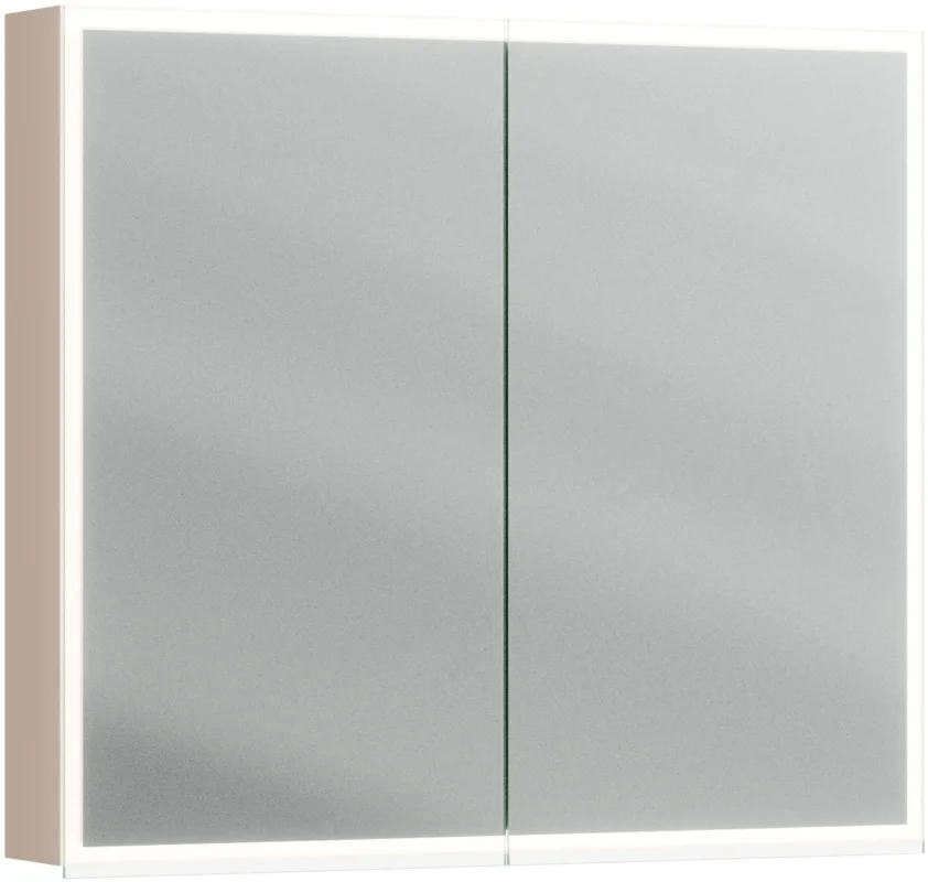 Pas Cher Armoire de toilette Alterna luuna LED plus avec éclairage inférieur/supérieur Almond beige Couleur de lumière réglable en continu 2700-6500 K