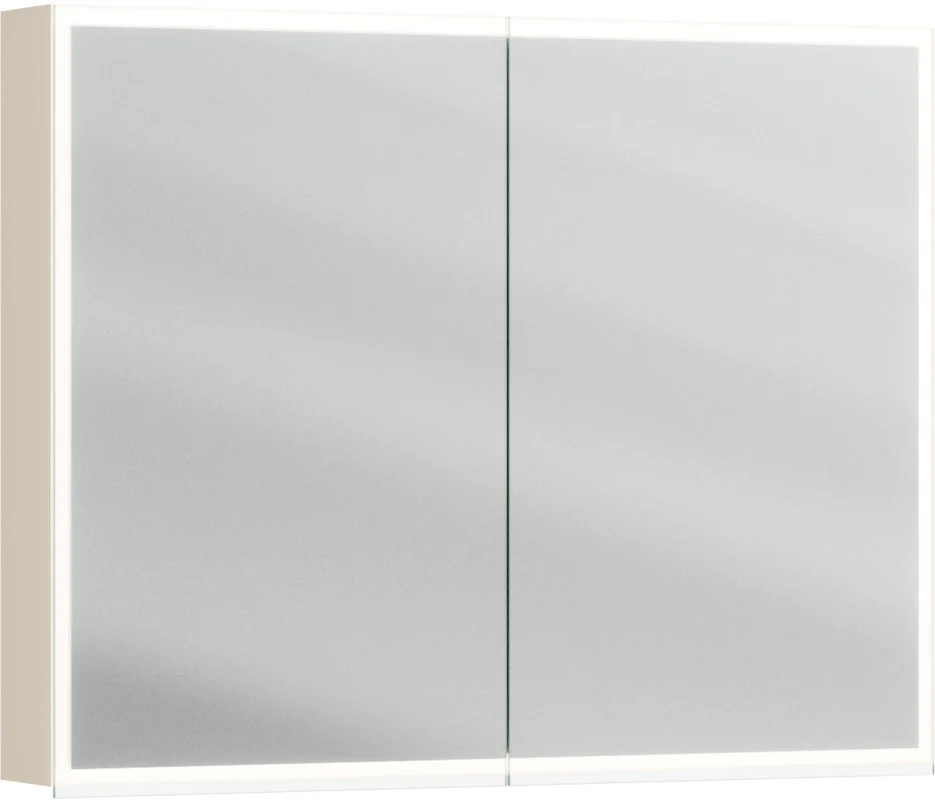 Armoire de toilette Alterna luuna LED plus avec éclairage inférieur/supérieur Linen Couleur de lumière réglable en continu 2700-6500 K Authentique