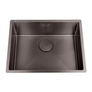 Cuve sous-plan MONACA en inox L56cm Gun Metal Satisfait Ou Remboursé