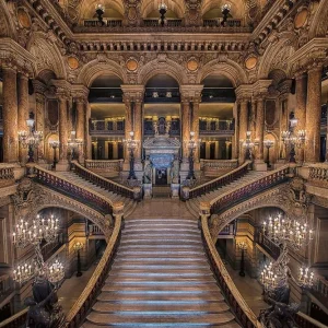 Stairway inside the Opera house Palais Garnier Meilleur Prix