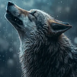 Wolf in the rain Solde