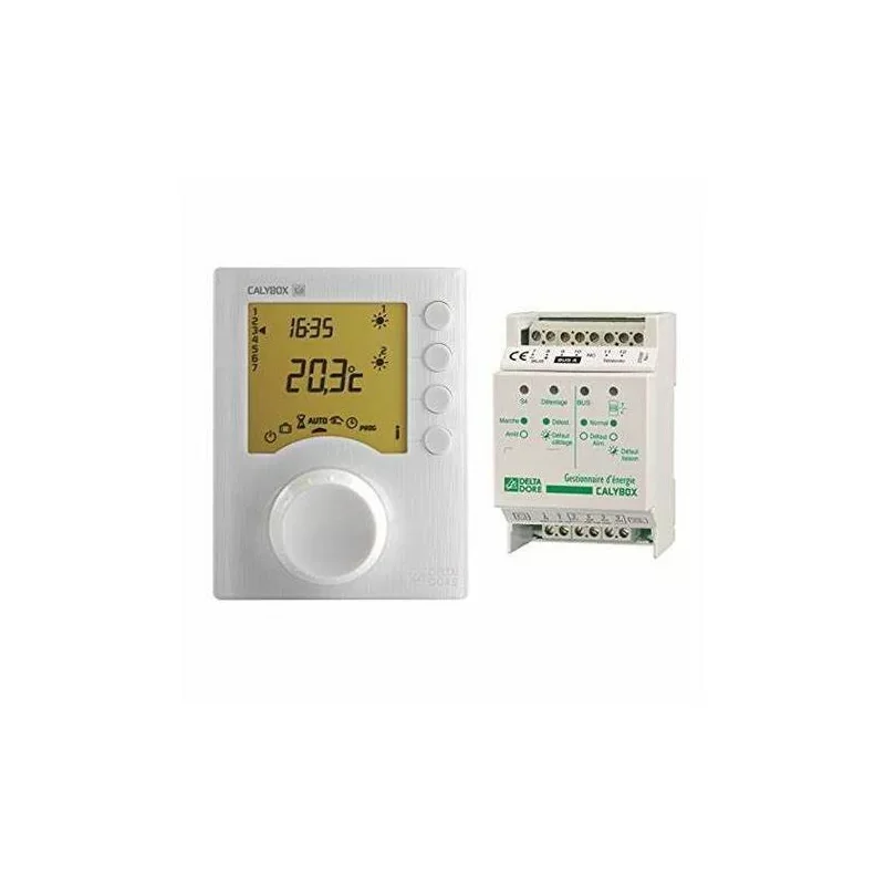 Expédié Aujourd'hui Delta Dore 6050392 Gestionnaire d‘énergie 1 à 3 zones Calybox 230 pour chauffage électrique fil pilote. Chauffage connecté