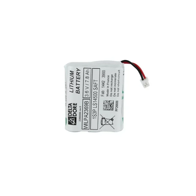 DELTA DORE 6416223 Bloc de Pile Tyxal+ Delta Dore - pour Clavier d‘Alarme Tactile CLT 8000 Meilleur Prix