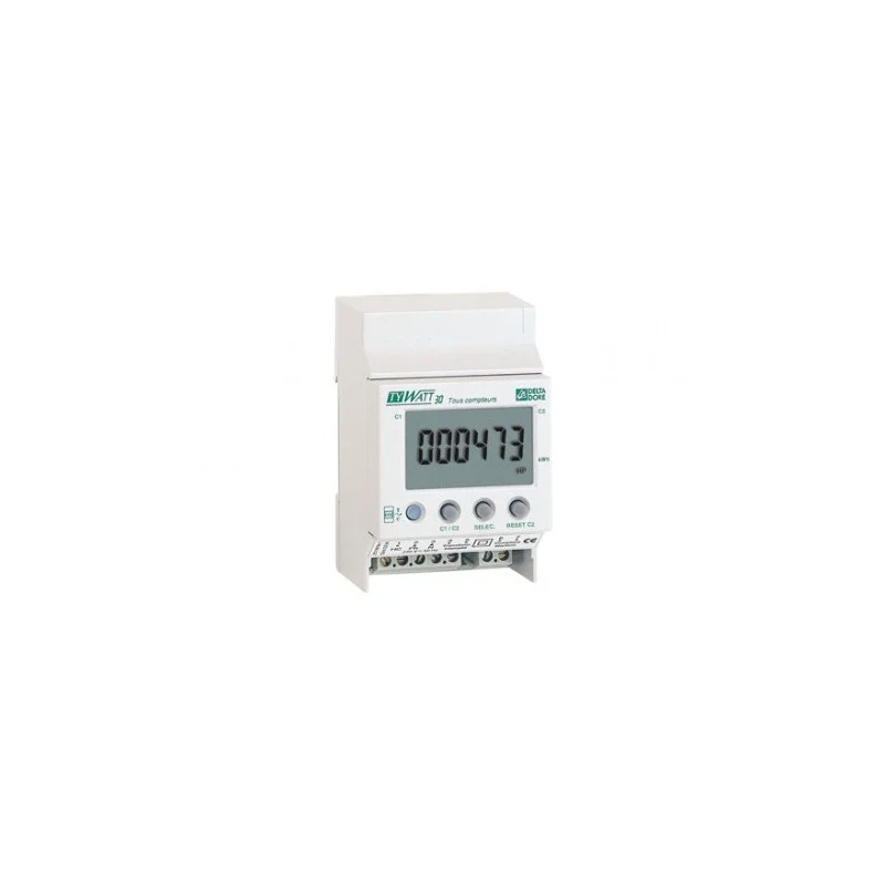 Delta dore 6110002 Indicateur de consommation TWATT 30 90 A / 230 Volts Meilleur Choix